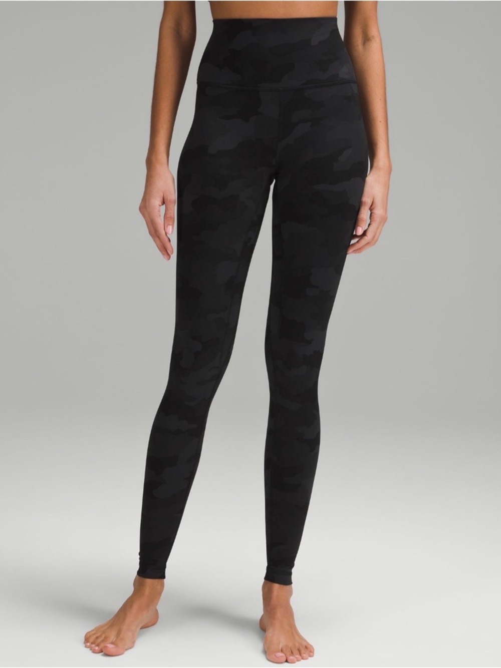 lululemon Black Camo Align High Rise Pant 28”
